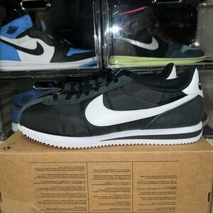 Nike Cortez TXT "Black/White" HF0263-001 Men's Shoes New SIZE 14 US 48.5 EUR